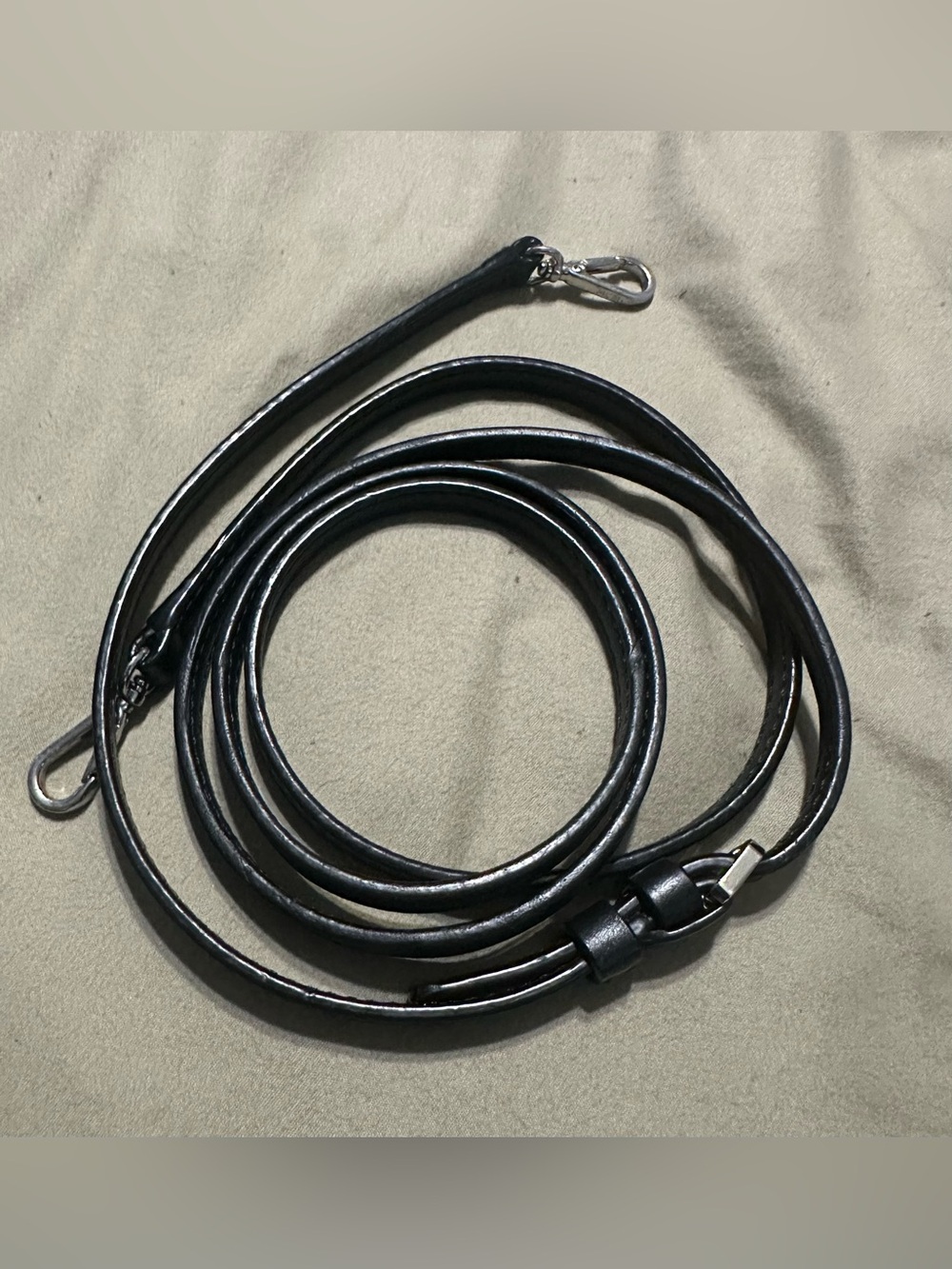 Authentic MCM Black Adjustable Crossbody Replacement Strap – Used